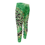 Sun And Moon Yggdrasil Print Men's Compression Pants