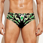 Sun And Moon Yggdrasil Print Men's Swim Briefs