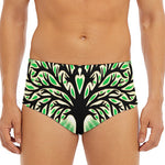 Sun And Moon Yggdrasil Print Men's Triangle Swim Briefs