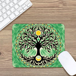 Sun And Moon Yggdrasil Print Mouse Pad