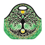 Sun And Moon Yggdrasil Print Neoprene Lunch Bag