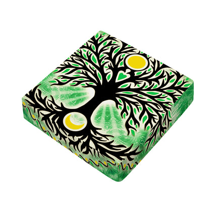 Sun And Moon Yggdrasil Print Outdoor Seat Cushion Cover