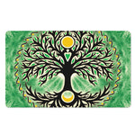 Sun And Moon Yggdrasil Print Polyester Doormat