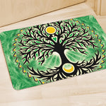 Sun And Moon Yggdrasil Print Polyester Doormat