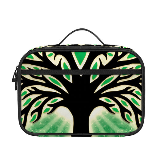 Sun And Moon Yggdrasil Print Portable Lunch Bag