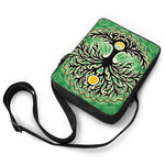 Sun And Moon Yggdrasil Print Rectangular Crossbody Bag