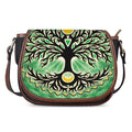 Sun And Moon Yggdrasil Print Saddle Bag