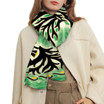 Sun And Moon Yggdrasil Print Scarf