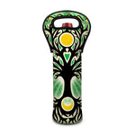 Sun And Moon Yggdrasil Print Single Neoprene Wine Tote