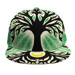 Sun And Moon Yggdrasil Print Snapback Cap