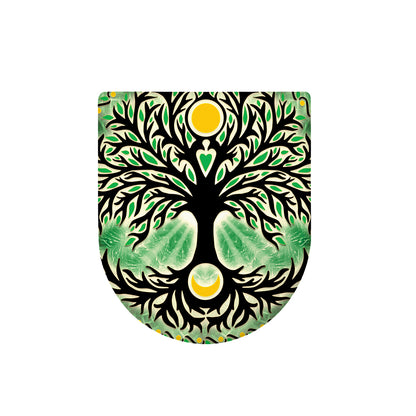 Sun And Moon Yggdrasil Print Toilet Lid Cover