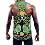 Sun And Moon Yggdrasil Print Training Tank Top