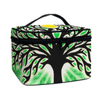 Sun And Moon Yggdrasil Print Travel Makeup Bag