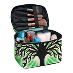 Sun And Moon Yggdrasil Print Travel Makeup Bag