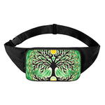 Sun And Moon Yggdrasil Print Waist Bag