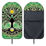 Sun And Moon Yggdrasil Print Waterproof Car Seat Cover