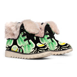 Sun And Moon Yggdrasil Print Winter Boots
