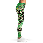 Sun And Moon Yggdrasil Print Women's Leggings