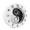 Sun And Moon Yin Yang Print Alarm Clock