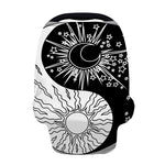Sun And Moon Yin Yang Print Baby Seat Cover