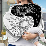 Sun And Moon Yin Yang Print Baby Seat Cover