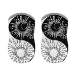 Sun And Moon Yin Yang Print Bar Stool Covers