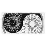 Sun And Moon Yin Yang Print Beach Towel