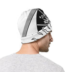 Sun And Moon Yin Yang Print Beanie
