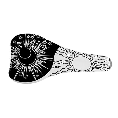Sun And Moon Yin Yang Print Bicycle Seat Cover