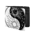 Sun And Moon Yin Yang Print Bifold Wallet