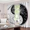 Sun And Moon Yin Yang Print Blackout Grommet Curtains