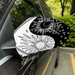 Sun And Moon Yin Yang Print Car Side Mirror Covers