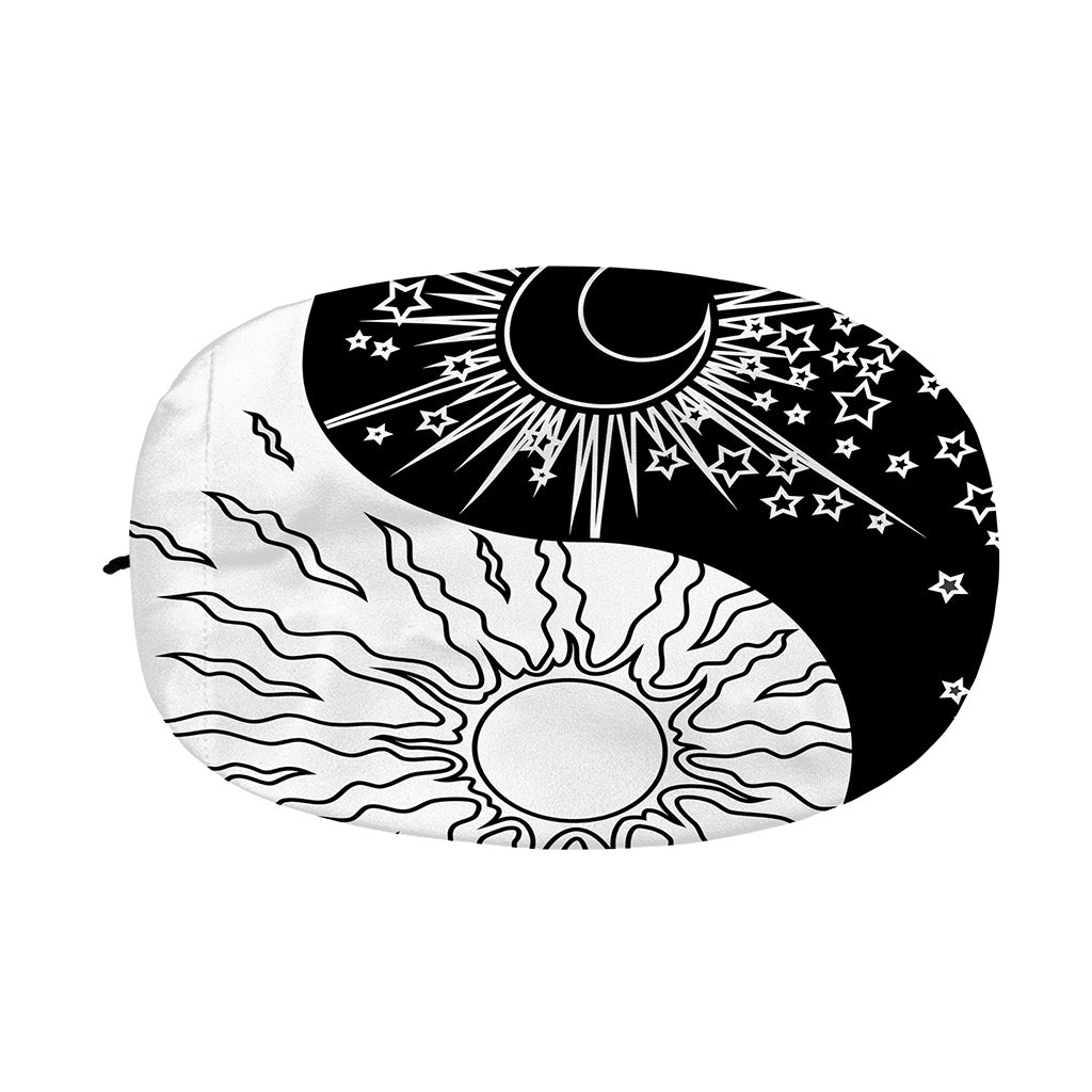 Sun And Moon Yin Yang Print Car Side Mirror Covers