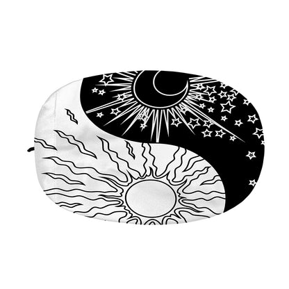 Sun And Moon Yin Yang Print Car Side Mirror Covers