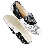 Sun And Moon Yin Yang Print Casual Shoes