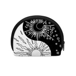 Sun And Moon Yin Yang Print Coin Purse
