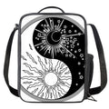 Sun And Moon Yin Yang Print Crossbody Lunch Bag