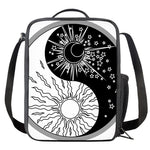 Sun And Moon Yin Yang Print Crossbody Lunch Bag