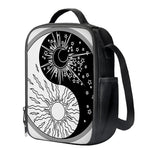Sun And Moon Yin Yang Print Crossbody Lunch Bag