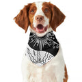 Sun And Moon Yin Yang Print Dog Bandana