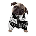 Sun And Moon Yin Yang Print Dog Zip Up Jacket