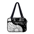 Sun And Moon Yin Yang Print Double Strap Bible Bag