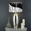 Sun And Moon Yin Yang Print Drum Lamp Shade