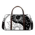 Sun And Moon Yin Yang Print Duffel Bag