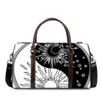 Sun And Moon Yin Yang Print Duffle Bag