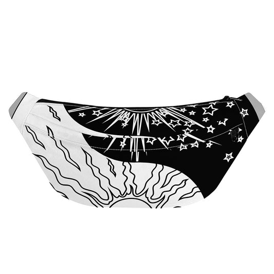 Sun And Moon Yin Yang Print Fanny Pack