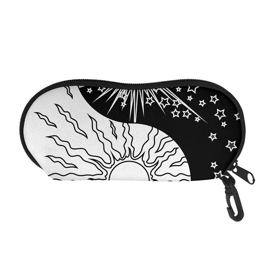 Sun And Moon Yin Yang Print Glasses Case
