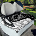 Sun And Moon Yin Yang Print Golf Cart Seat Cover
