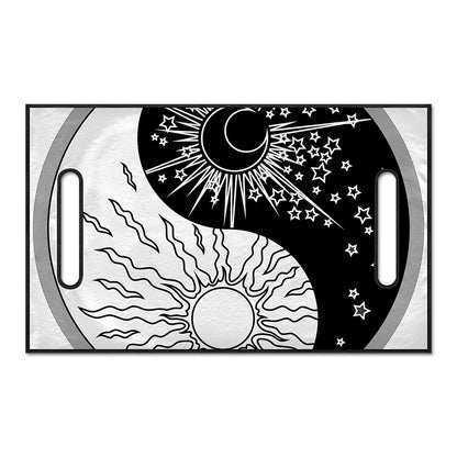Sun And Moon Yin Yang Print Golf Cart Seat Cover