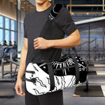 Sun And Moon Yin Yang Print Gym Bag